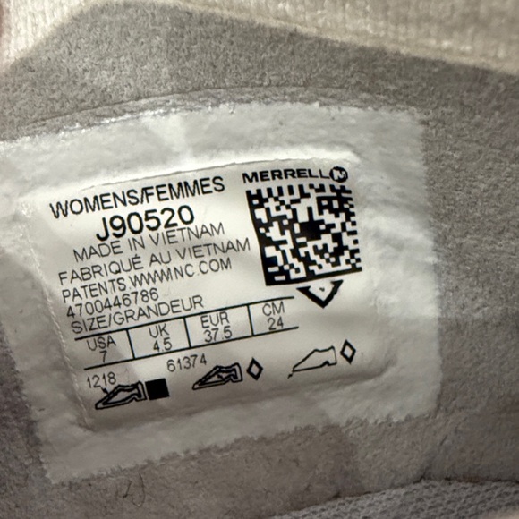 Merrell White Slip-On Women's Sneakers - Picture 4 of 4